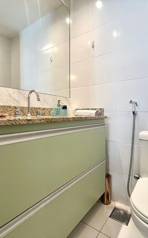 Apartamento para alugar com 79m², 2 quartos e 1 vaga Apartamento para alugar com 79m², 2 quartos e 1 vagaBanheiro da Suíte