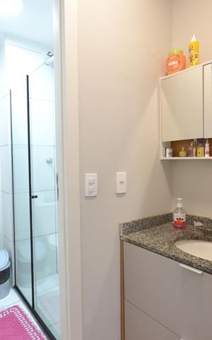 Apartamento para alugar com 36m², 2 quartos e sem vagaBanheiro