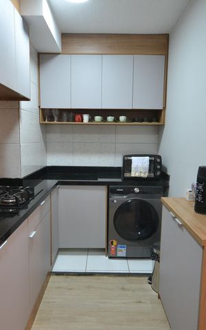 Apartamento para alugar com 36m², 2 quartos e sem vagaCozinha e Área de Serviço