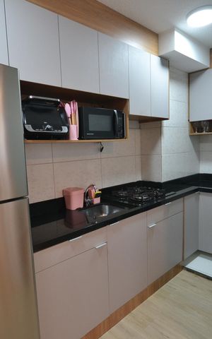Apartamento para alugar com 36m², 2 quartos e sem vagaCozinha e Área de Serviço