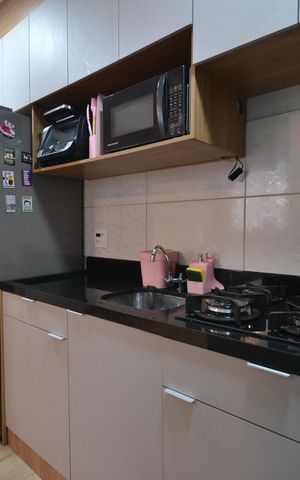 Apartamento para alugar com 36m², 2 quartos e sem vagaCozinha e Área de Serviço