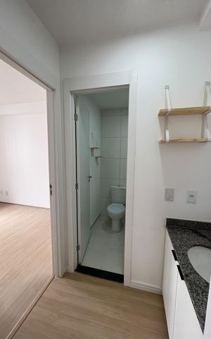 Apartamento para alugar com 35m², 2 quartos e sem vaga Apartamento para alugar com 35m², 2 quartos e sem vagaBanheiro
