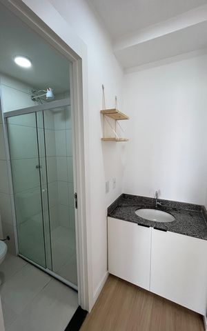 Apartamento para alugar com 35m², 2 quartos e sem vaga Apartamento para alugar com 35m², 2 quartos e sem vagaBanheiro