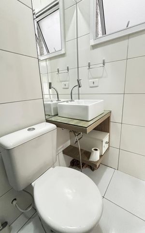 Apartamento à venda com 85m², 2 quartos e 1 vaga Apartamento à venda com 85m², 2 quartos e 1 vagaBanheiro