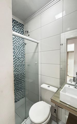 Apartamento à venda com 85m², 2 quartos e 1 vaga Apartamento à venda com 85m², 2 quartos e 1 vagaBanheiro