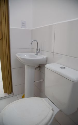 Casa para alugar com 22m², 1 quarto e sem vaga Casa para alugar com 22m², 1 quarto e sem vagaBanheiro