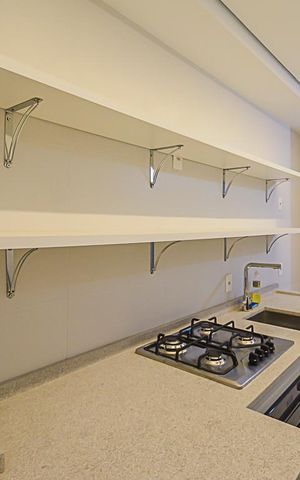 Apartamento para alugar com 55m², 2 quartos e 1 vaga Apartamento para alugar com 55m², 2 quartos e 1 vagaCozinha e Área de Serviço