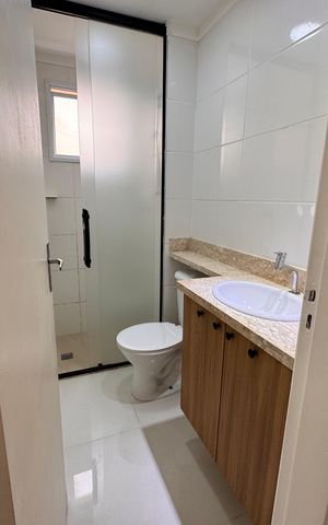 Apartamento para alugar com 55m², 2 quartos e 1 vaga Apartamento para alugar com 55m², 2 quartos e 1 vagaBanheiro