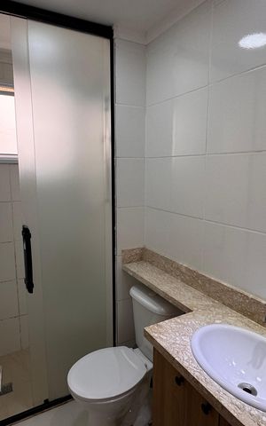 Apartamento para alugar com 55m², 2 quartos e 1 vaga Apartamento para alugar com 55m², 2 quartos e 1 vagaBanheiro
