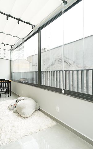 Apartamento à venda com 55m², 2 quartos e sem vagaVaranda