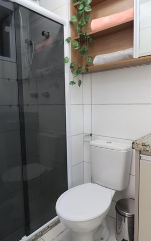 Apartamento para alugar com 45m², 2 quartos e 1 vaga Apartamento para alugar com 45m², 2 quartos e 1 vagaBanheiro