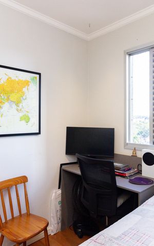 Apartamento à venda com 62m², 3 quartos e 1 vagaQuarto