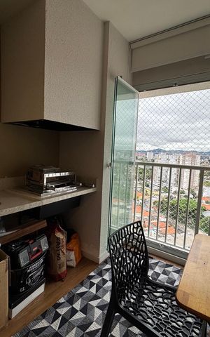 Apartamento para alugar com 50m², 2 quartos e 1 vaga Apartamento para alugar com 50m², 2 quartos e 1 vagaVaranda gourmet