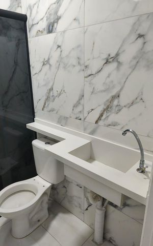Apartamento para alugar com 40m², 2 quartos e sem vaga Apartamento para alugar com 40m², 2 quartos e sem vagaBanheiro