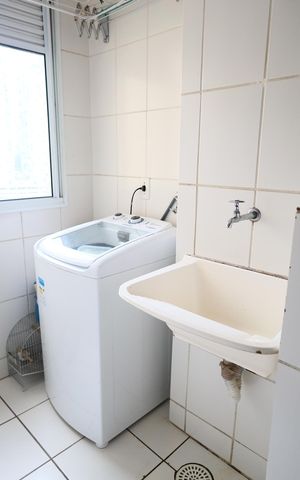 Apartamento à venda com 52m², 2 quartos e 1 vagaCozinha e Área de Serviço