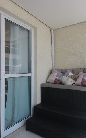 Apartamento para alugar com 74m², 2 quartos e 1 vagaSala - Varanda