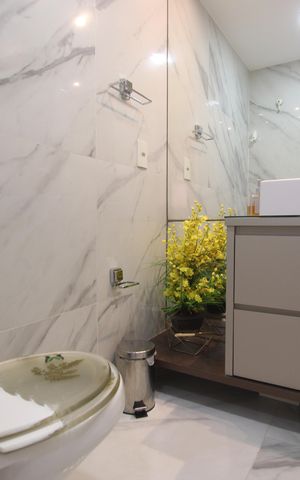 Apartamento para alugar com 74m², 2 quartos e 1 vagaBanheiro social