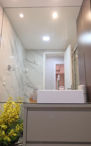 Apartamento para alugar com 74m², 2 quartos e 1 vagaBanheiro social