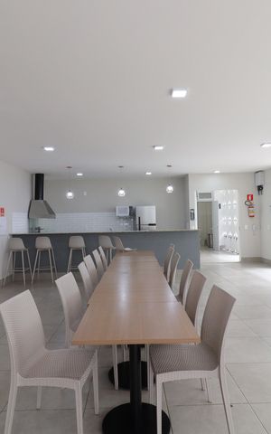 Apartamento para alugar com 44m², 2 quartos e 1 vagaÁrea comum - Salão de festas
