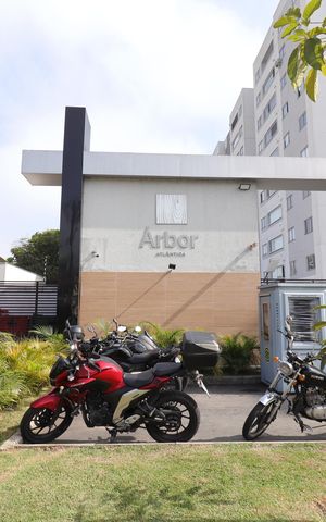 Apartamento para alugar com 44m², 2 quartos e 1 vagaFachada e portaria