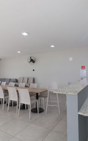 Apartamento para alugar com 44m², 2 quartos e 1 vagaÁrea comum - Salão de festas