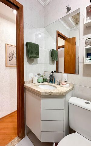 Casa de condomínio à venda com 107m², 2 quartos e 1 vaga Casa de condomínio à venda com 107m², 2 quartos e 1 vagaBanheiro Social