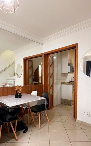 Casa de condomínio à venda com 107m², 2 quartos e 1 vaga Casa de condomínio à venda com 107m², 2 quartos e 1 vagaSala