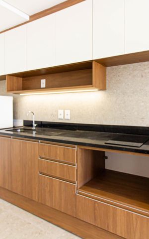 Studio para alugar com 25m², 1 quarto e sem vaga Studio para alugar com 25m², 1 quarto e sem vagaCozinha