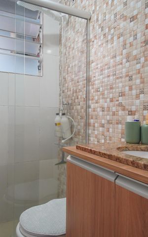 Casa para alugar com 98m², 2 quartos e 2 vagasBanheiro