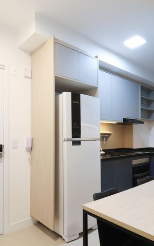 Apartamento para alugar com 46m², 1 quarto e 1 vaga