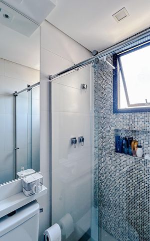 Apartamento à venda com 172m², 3 quartos e 2 vagasBanheiro da Suíte 1