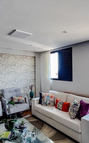 Apartamento à venda com 172m², 3 quartos e 2 vagasSala