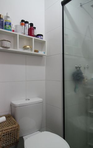 Apartamento para alugar com 40m², 2 quartos e sem vagaBanheiro