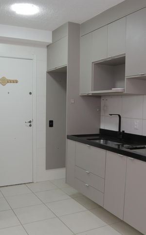 Apartamento para alugar com 34m², 2 quartos e 1 vaga