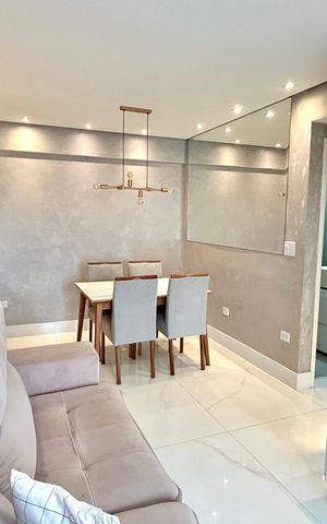 Apartamento para alugar com 59m², 2 quartos e 2 vagas Apartamento para alugar com 59m², 2 quartos e 2 vagasSala