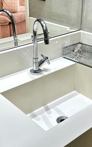 Apartamento para alugar com 59m², 2 quartos e 2 vagas Apartamento para alugar com 59m², 2 quartos e 2 vagasBanheiro 1