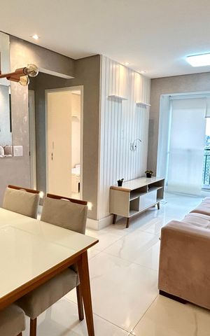Apartamento para alugar com 59m², 2 quartos e 2 vagas Apartamento para alugar com 59m², 2 quartos e 2 vagasSala