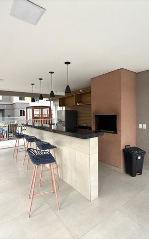 Apartamento para alugar com 45m², 2 quartos e 2 vagasÁrea comum - Churrasqueira