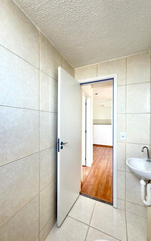 Apartamento para alugar com 45m², 2 quartos e 2 vagasBanheiro Social