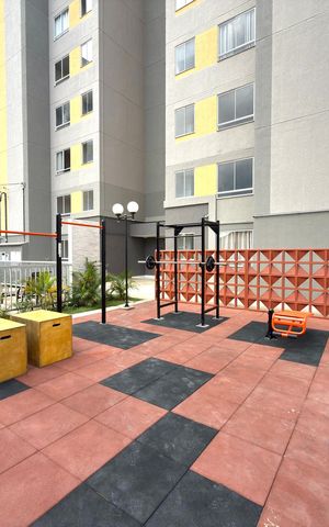 Apartamento para alugar com 45m², 2 quartos e 2 vagasÁrea comum - Academia