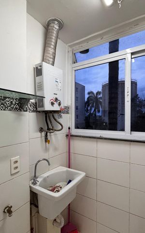 Apartamento para alugar com 48m², 2 quartos e 1 vaga Apartamento para alugar com 48m², 2 quartos e 1 vagaCozinha e Área de Serviço