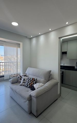 Apartamento à venda com 49m², 2 quartos e 1 vaga Apartamento à venda com 49m², 2 quartos e 1 vagaSala
