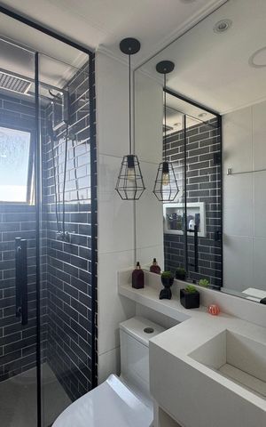 Apartamento à venda com 49m², 2 quartos e 1 vaga Apartamento à venda com 49m², 2 quartos e 1 vagaBanheiro