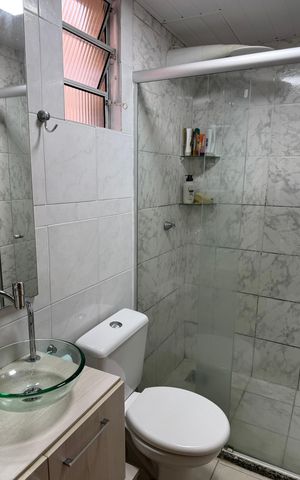 Apartamento à venda com 38m², 2 quartos e 1 vaga Apartamento à venda com 38m², 2 quartos e 1 vagaBanheiro