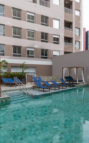 Apartamento para alugar com 44m², 2 quartos e 1 vaga Apartamento para alugar com 44m², 2 quartos e 1 vagaÁrea comum - Piscina