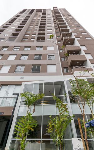 Apartamento para alugar com 44m², 2 quartos e 1 vaga Apartamento para alugar com 44m², 2 quartos e 1 vagaFachada