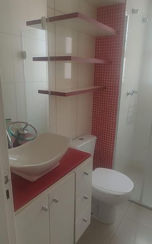 Apartamento à venda com 56m², 2 quartos e 1 vaga Apartamento à venda com 56m², 2 quartos e 1 vagaBanheiro