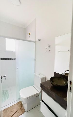 Casa de condomínio para alugar com 100m², 2 quartos e 2 vagasBanheiro