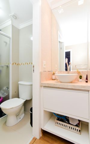 Apartamento para alugar com 55m², 2 quartos e 1 vagaBanheiro Social