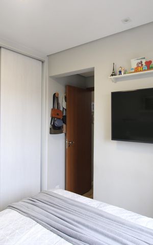 Apartamento à venda com 45m², 2 quartos e 1 vagaQuarto 1